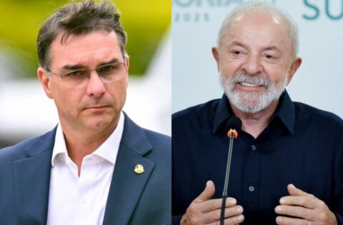 Pesquisa Datafolha mostra Lula e Flávio Bolsonaro empatados